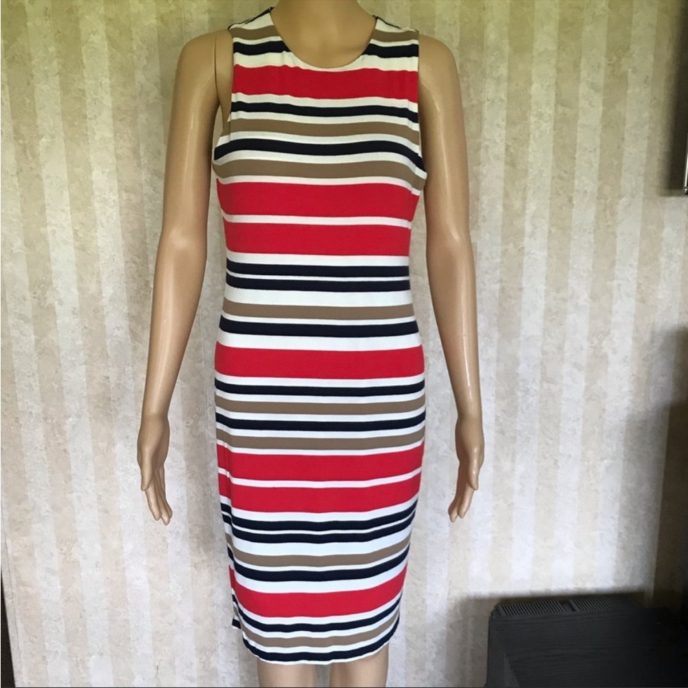 Vince Camuto‎ Striped Sheath Dress